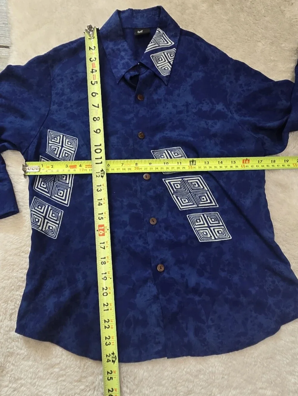 Willy Clothing 3-Piece Blue Aidre Kampala Matching Coordinating Set, S/M